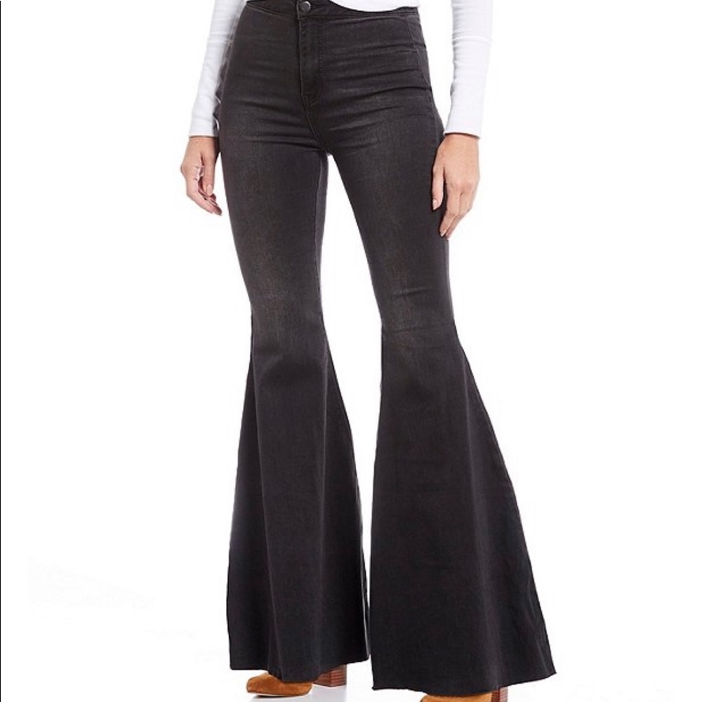 Free People Just Float On Flare Jeans